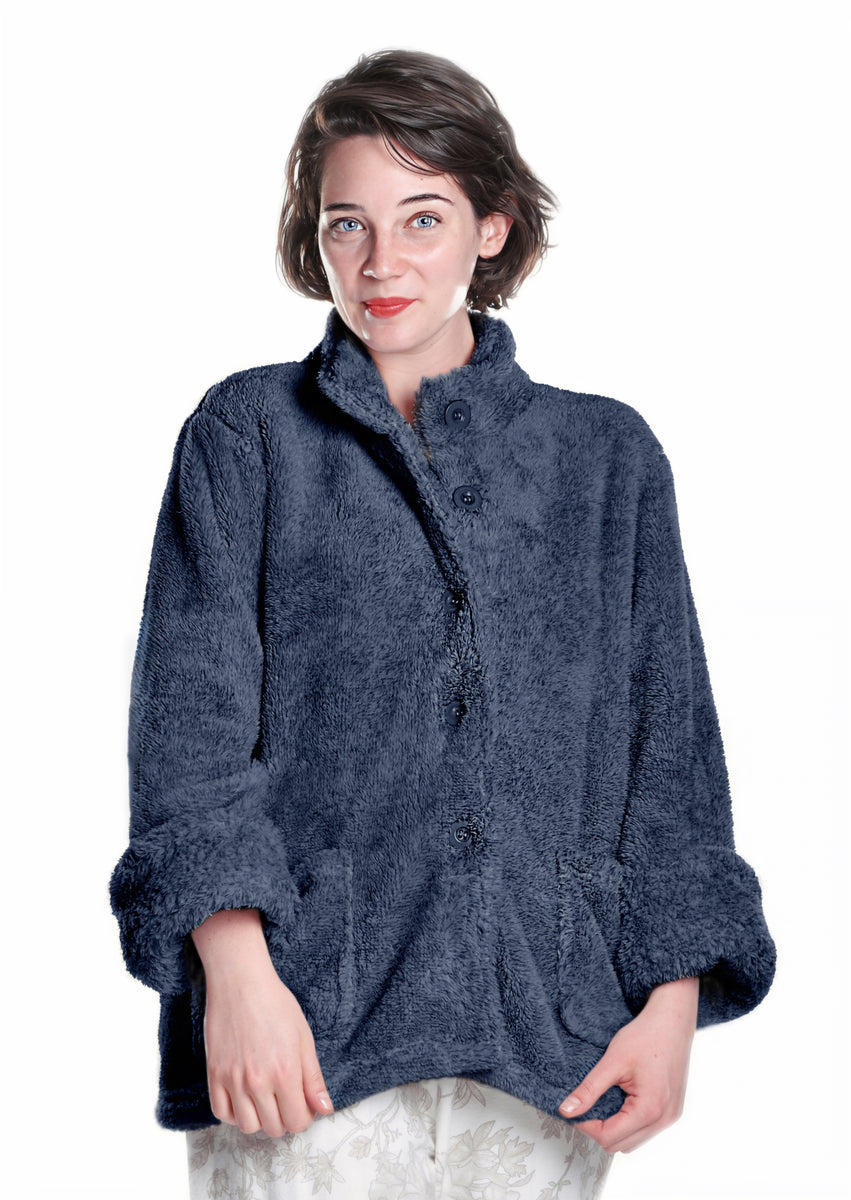 Chenille Bed Jacket LA CERA Women's Cotton Flannel Bed Jacket Bed