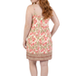 Plus Size La Cera Floral Spaghetti Strap Chemise - La Cera