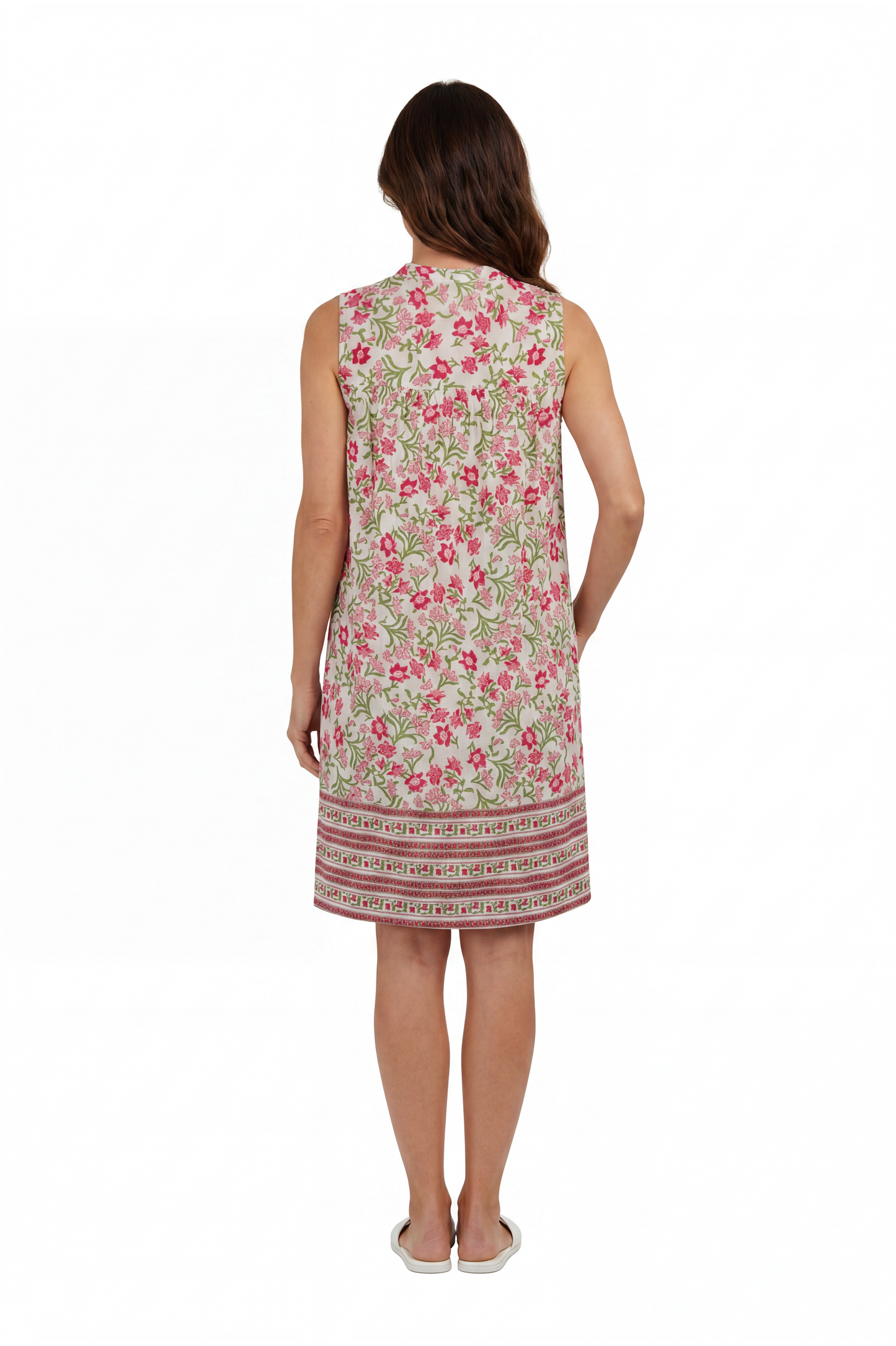 La Cera Sleeveless Yoke Chemise