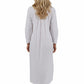 100% Cotton Long Sleeve Gown - La Cera