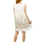 La Cera Sunflower Garden Cotton Chemise - La Cera