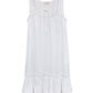 100% Cotton Embroidered Scoop Neck Gown - La Cera