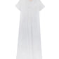 La Cera 100% Cotton Lace Applique Gown - La Cera