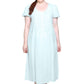 La Cera 100% Cotton Lace Applique Gown - La Cera