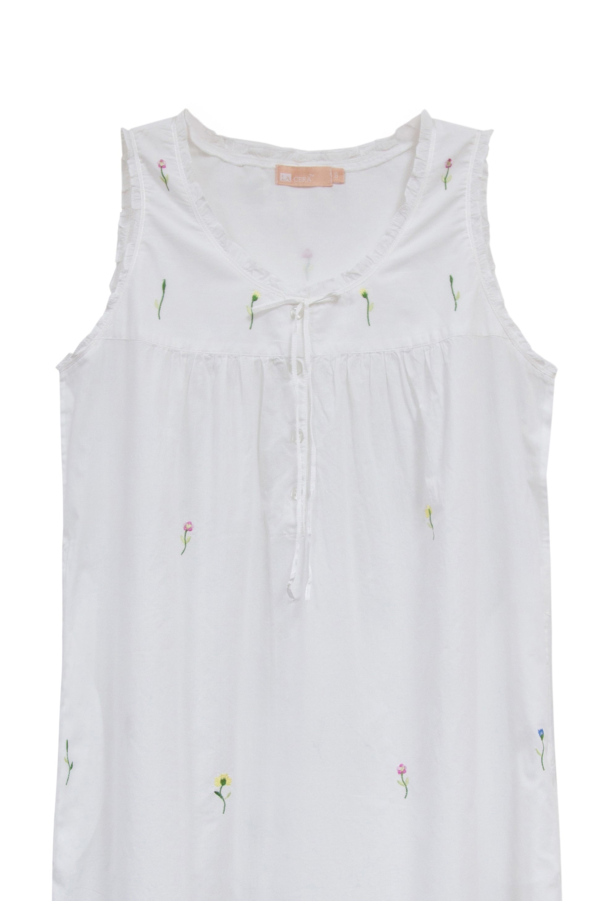 Breath of Spring Cotton Gown - La Cera