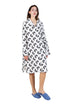 Whimsical Skunk Flannel Night Shirt - La Cera