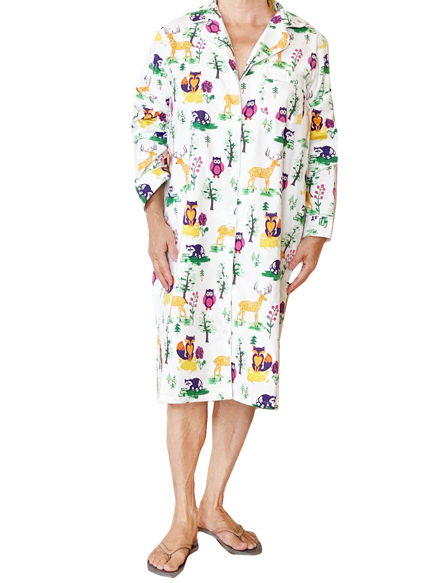 Flannel Night Shirt - La Cera