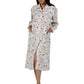 100% Cotton Flannel Snap Front House Dress