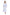 Lace Trimmed Cotton Flannel Wispy Floral Night Gown - La Cera