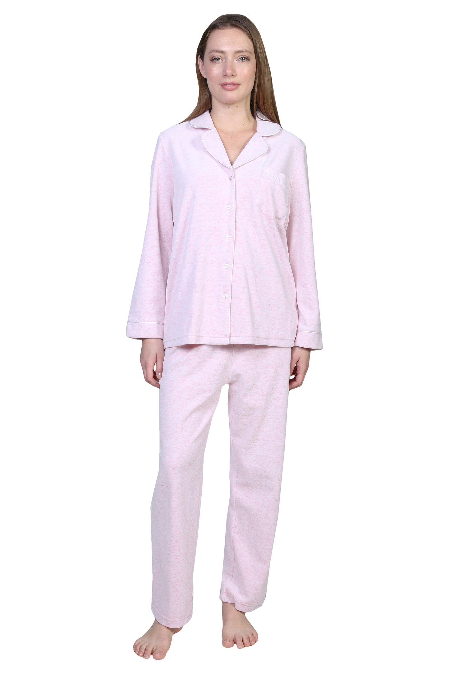 Pastel Heather Velour PJ set