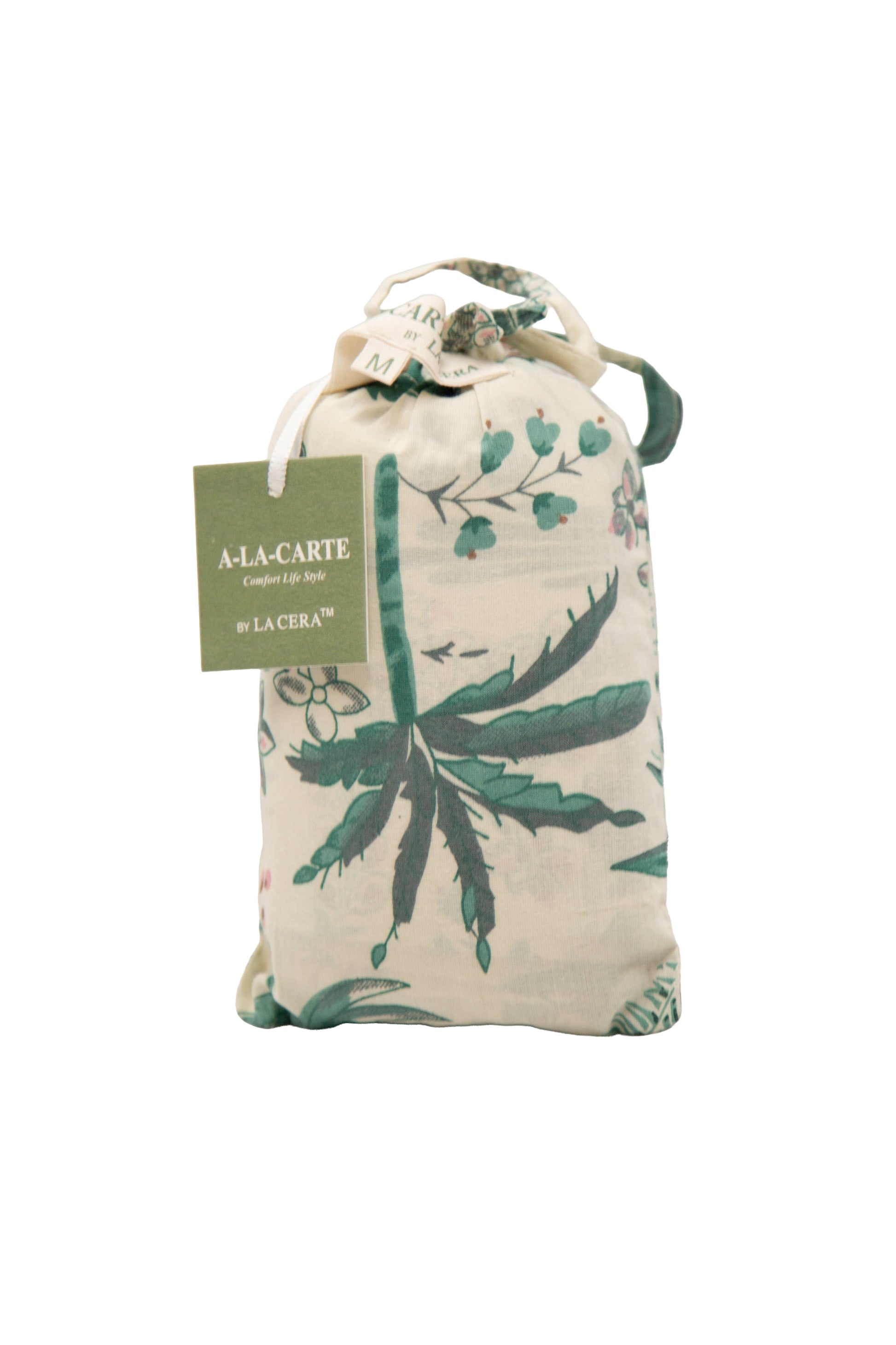 A La Carte by La Cera 100% Cotton Long Sleeve PJ in a Bag - La Cera