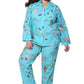 La Cera Long Sleeve Floral Pajama Set - La Cera