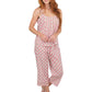 Floral Cotton Capri Print Pajamas - La Cera