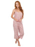 Floral Cotton Capri Print Pajamas - La Cera