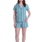 La Cera Stripe Printed Cotton PJs in a Bag - La Cera