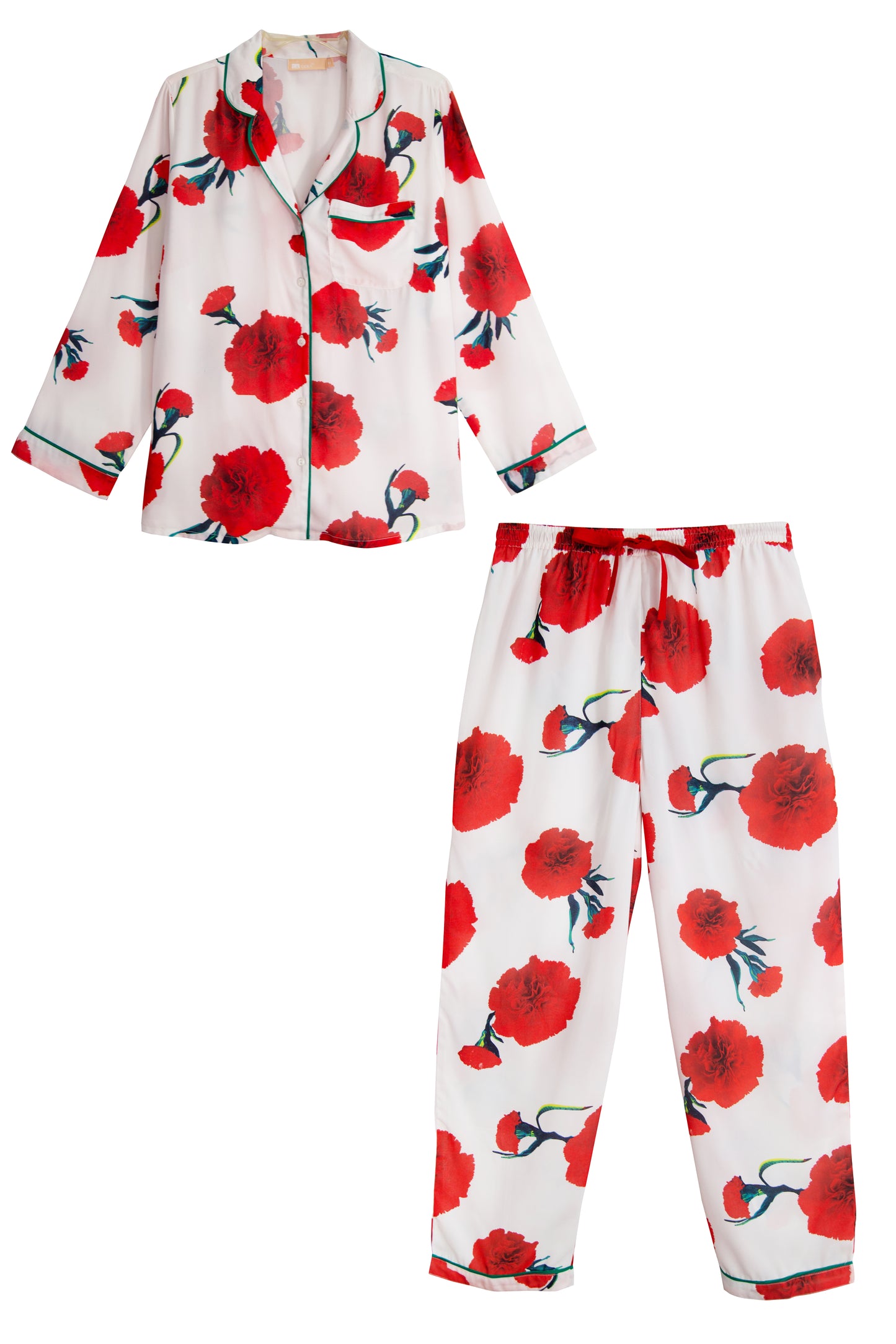 A La Carte by La Cera 100% Cotton Long Sleeve PJ in a Bag - La Cera