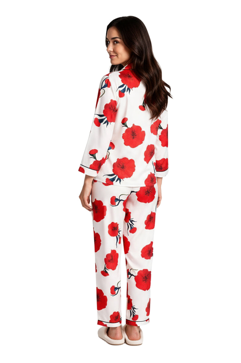 A La Carte by La Cera 100% Cotton Long Sleeve PJ in a Bag - La Cera