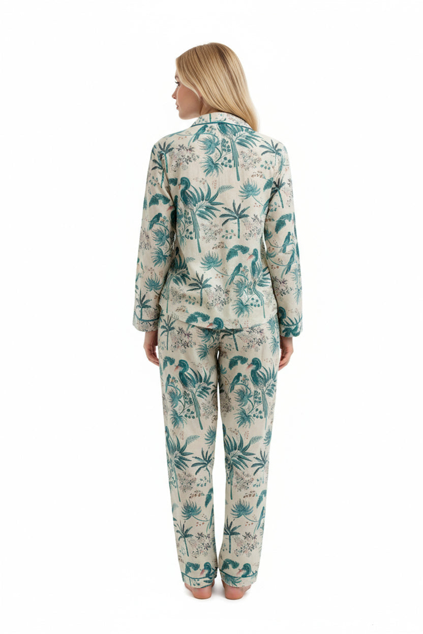 A La Carte by La Cera 100% Cotton Long Sleeve PJ in a Bag - La Cera