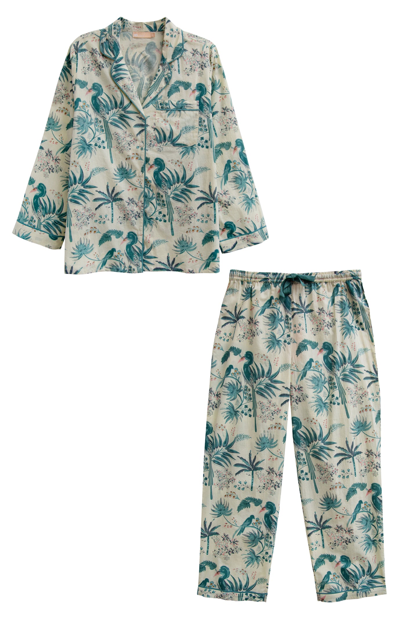 A La Carte by La Cera 100% Cotton Long Sleeve PJ in a Bag - La Cera