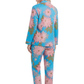 La Cera Cotton Lotus Pajama Set - La Cera