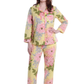 La Cera Cotton Lotus Pajama Set - La Cera