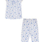 Cotton Knit Butterfly Toile Capri PJ