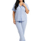 La Cera Plus Size Pin Stripe Cotton Knit Capri PJ - La Cera