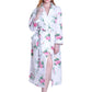 Flannel Floral Robe - La Cera