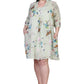 Floral Hummingbird Plus Size Sundress - La Cera