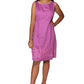 La Cera Sleeveless Embroidered Cotton Dress - La Cera