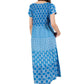 La Cera Cap Sleeve Smock Tier Dress - La Cera