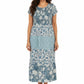 La Cera Cap Sleeve Smock Tier Dress - La Cera