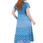 La Cera Cap Sleeve Smock Tier Dress - La Cera