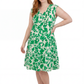 La Cera Floral Tiered Cap Sleeve Dress - La Cera