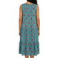 La Cera 100% Cotton Border Print Dress