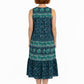 La Cera 100% Cotton Border Print Dress - La Cera