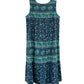 La Cera 100% Cotton Border Print Dress - La Cera