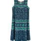 La Cera 100% Cotton Border Print Dress - La Cera