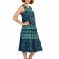 La Cera 100% Cotton Border Print Dress - La Cera