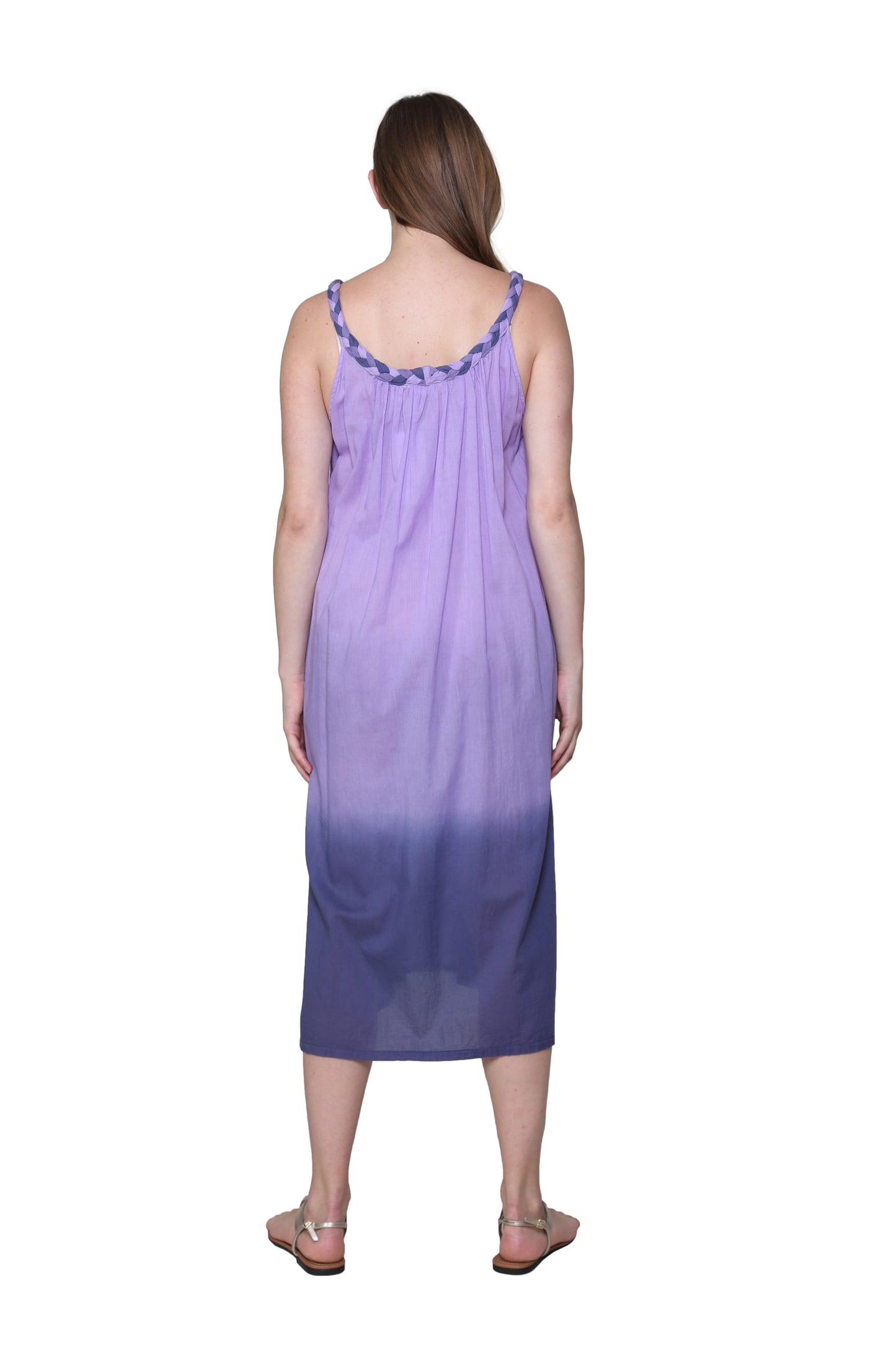 100% Cotton Braided Tank Dress - La Cera