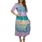 La Cera Cotton Voile Tiered Dress - La Cera