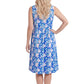 100% Cotton Sheeting Royal Bouquets Sundress - La Cera