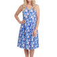 100% Cotton Sheeting Royal Bouquets Sundress - La Cera