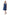 La Cera Sleeveless Embroidered Denim Dress - La Cera