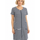 La Cera Terry Cap Sleeve Zip Up Chemise