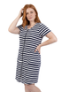 La Cera Terry Cap Sleeve Zip Up Chemise - La Cera