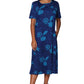 La Cera Cotton Knit Seashell Print Dress - La Cera