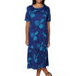 La Cera Cotton Knit Seashell Print Dress - La Cera