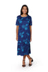 La Cera Cotton Knit Seashell Print Dress - La Cera