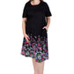 La Cera Plus Size 100% Cotton Knit Summertime Garden Dress - La Cera